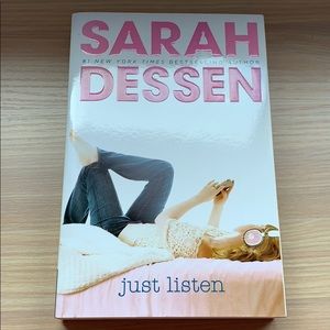 Sarah Dessen book “just listen”